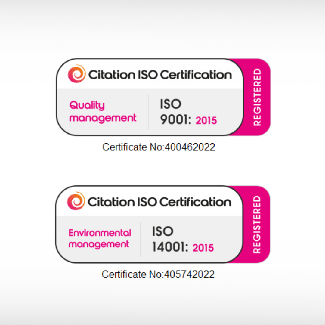 ISO 9001, 1400 Accreditation